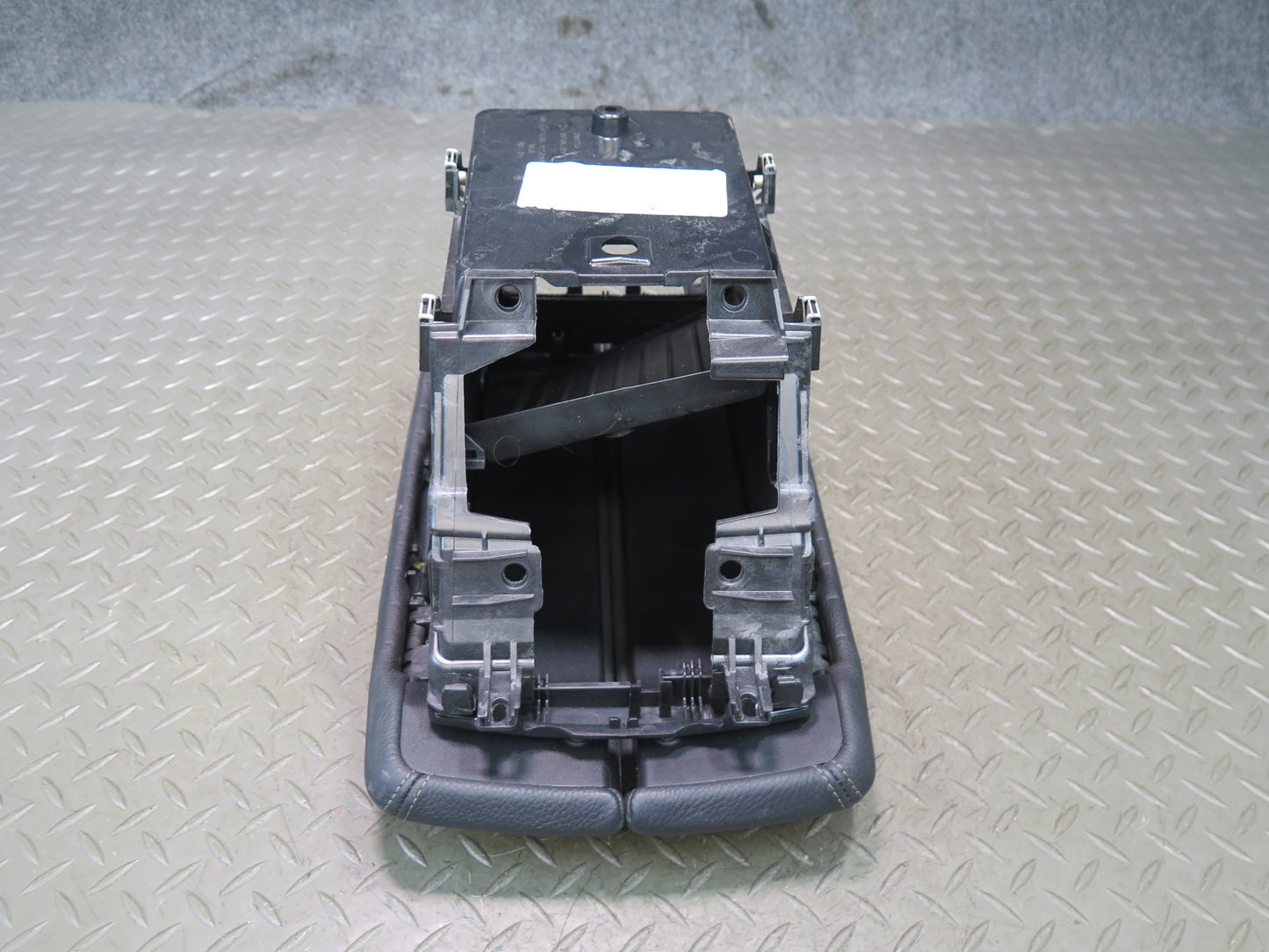 2014-2018 BMW F15 X5 Front Center Console Leather Armrest Compartment Storage