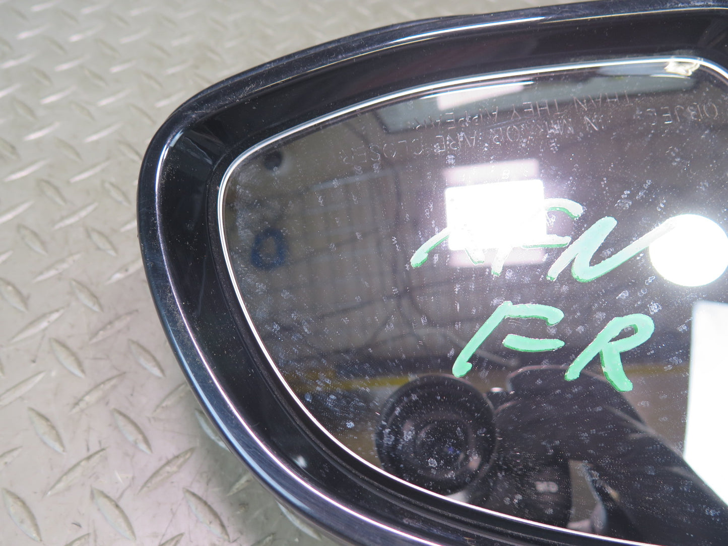 14-18 BMW F15 X5 Front Right Door Exterior Side View Blind Spot Mirror W/ Camera