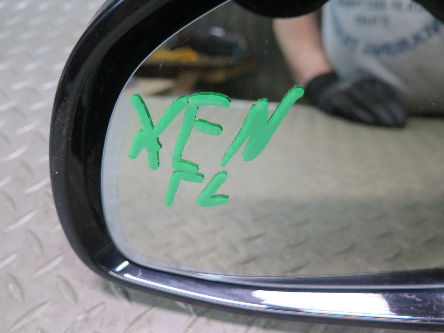 14-18 BMW F15 X5 Front Left Door Exterior Side View Blind Spot Mirror W/ Camera