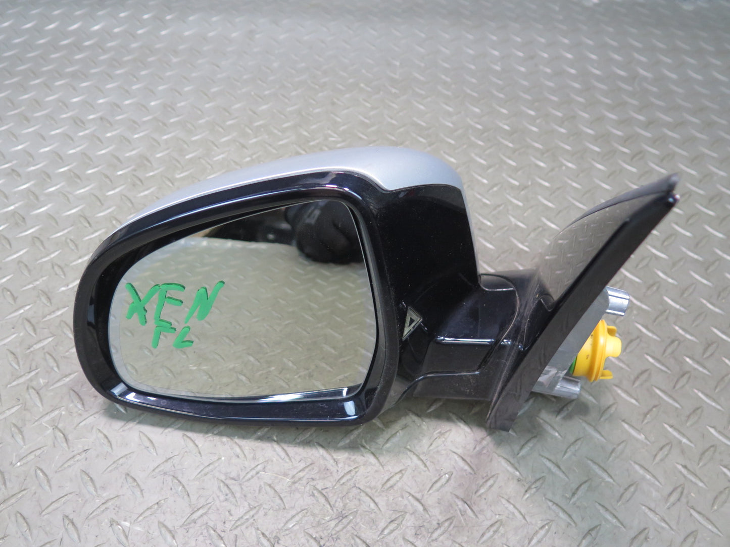 14-18 BMW F15 X5 Front Left Door Exterior Side View Blind Spot Mirror W/ Camera