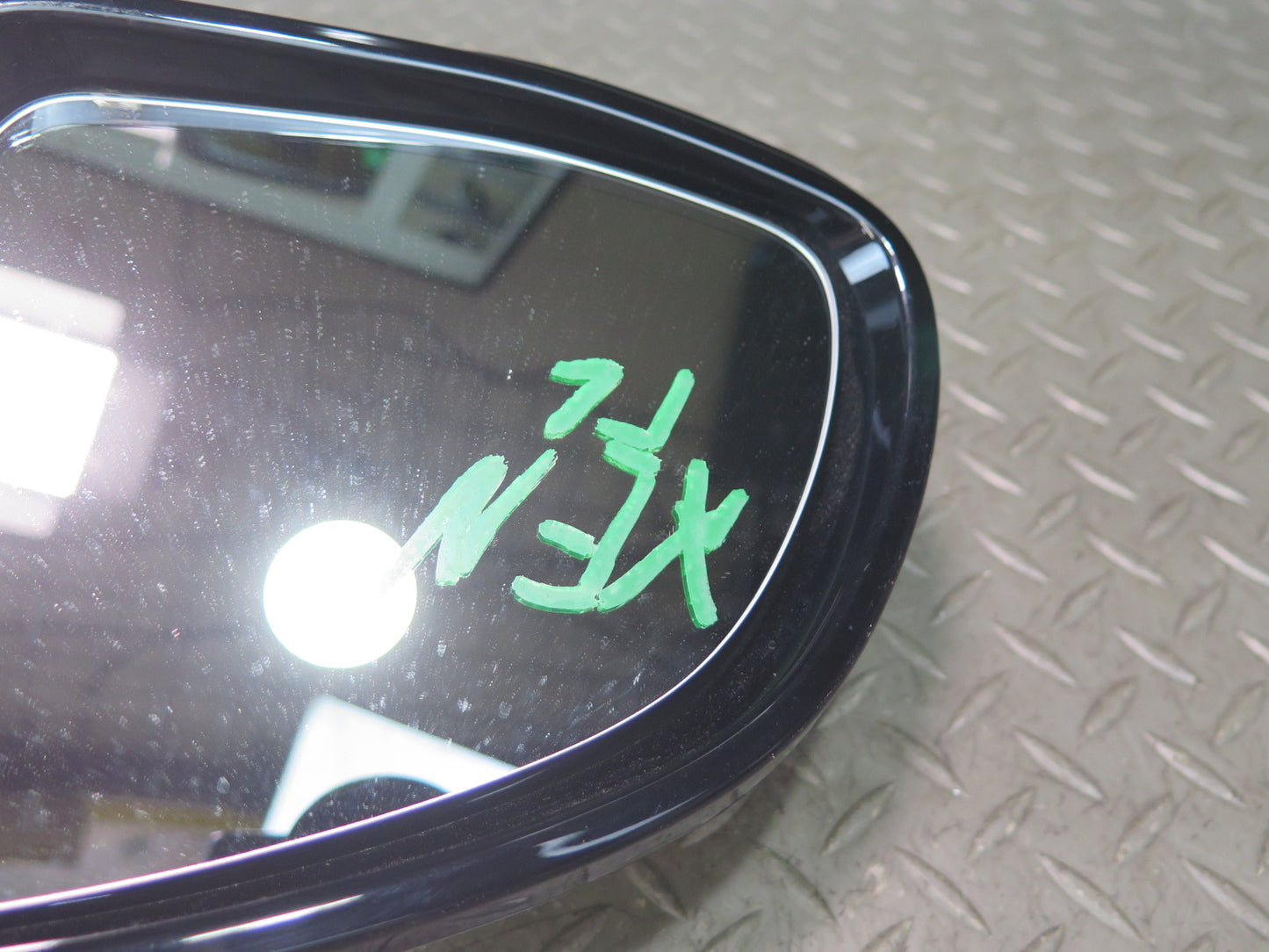 14-18 BMW F15 X5 Front Left Door Exterior Side View Blind Spot Mirror W/ Camera