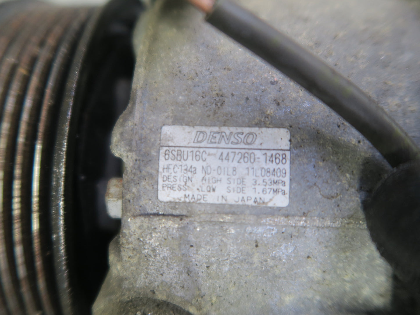 06-13 Lexus IS250 IS350 A/C Air Conditioning Compressor 447260-1468 OEM