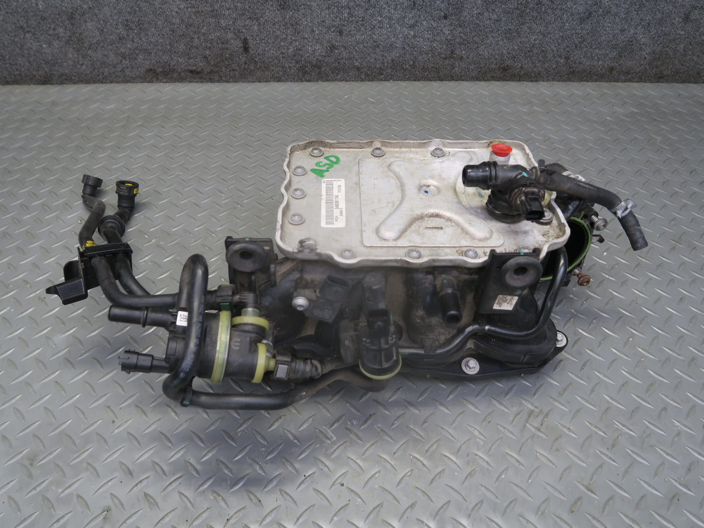 2017-2019 Alfa Romeo Stelvio 2.0L Intake Manifold w Intercooler & Hose 88K Miles