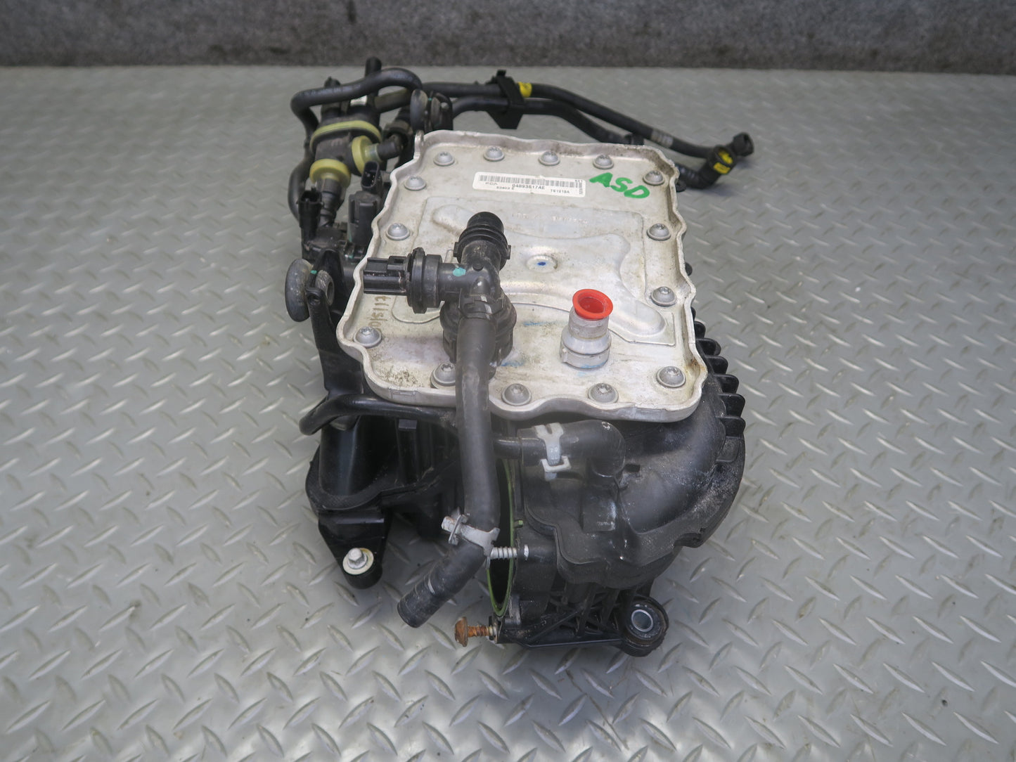 2017-2019 Alfa Romeo Stelvio 2.0L Intake Manifold w Intercooler & Hose 88K Miles