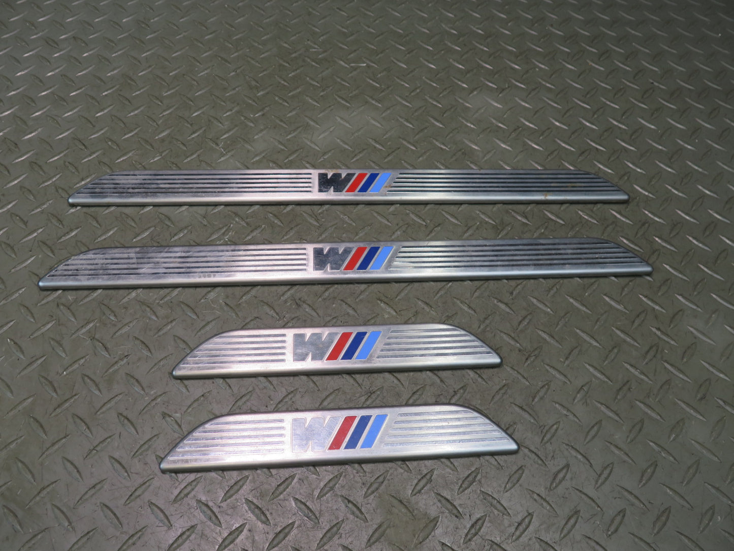 2008-2014 BMW E71 E72 X6 X6M M Sport Front & Rear Door Scuff Sill Plate Trim Set
