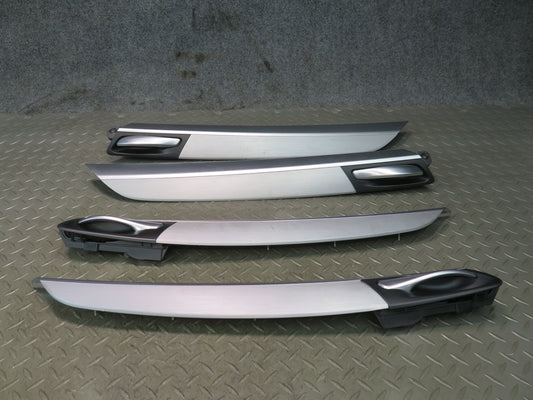 2010-2014 BMW E71 X6M Front & Rear Door Inner Interior Handle Aluminium Trim Set