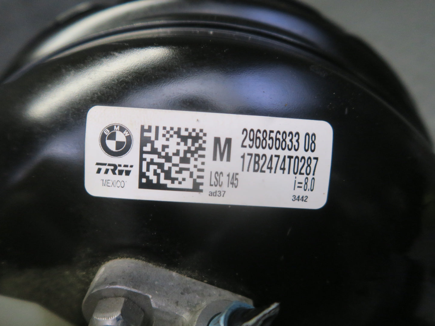 2014-2018 BMW F15 X5 3.0L 4.4L Brake Master Cylinder Booster Fluid Reservoir