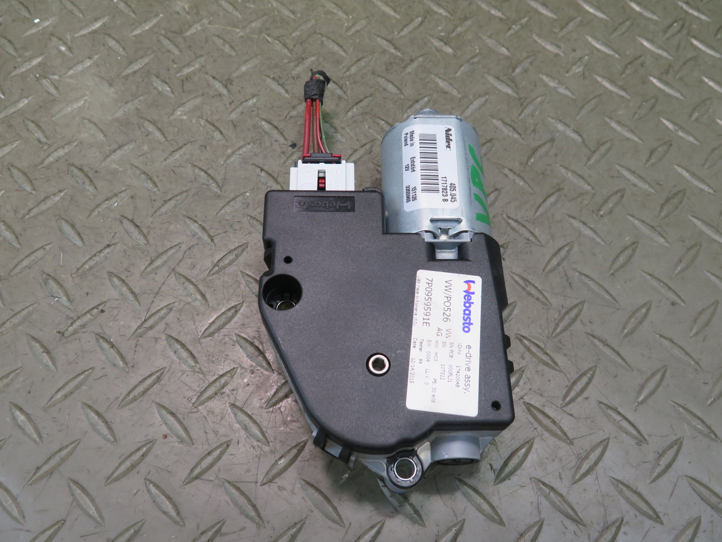 2011-2018 Porsche Cayenne 958 Rear Sunroof Motor Drive Unit 7P0959591E