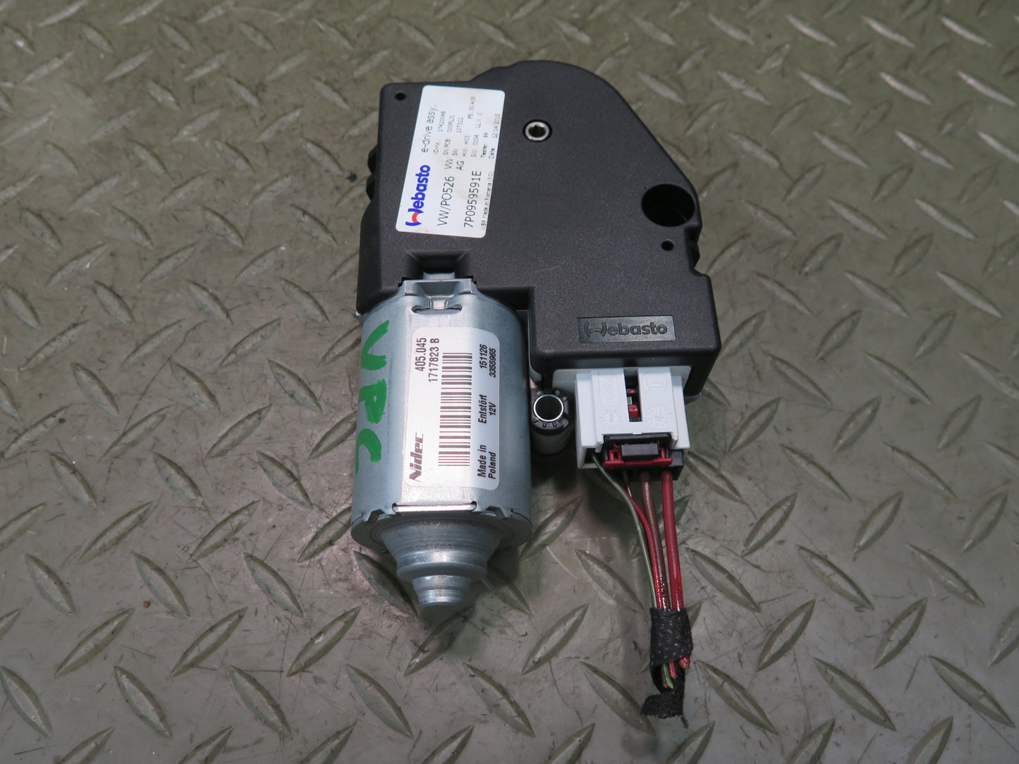 2011-2018 Porsche Cayenne 958 Rear Sunroof Motor Drive Unit 7P0959591E