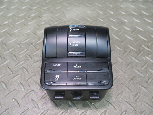 2016 Porsche Cayenne 958.2 E-hybrid Center Console Suspension Switch Control