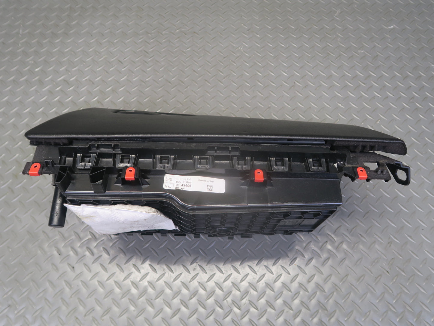 14-18 BMW X5 F15 Front Left Dash Board Panel Glove Box Storage Compartment Black