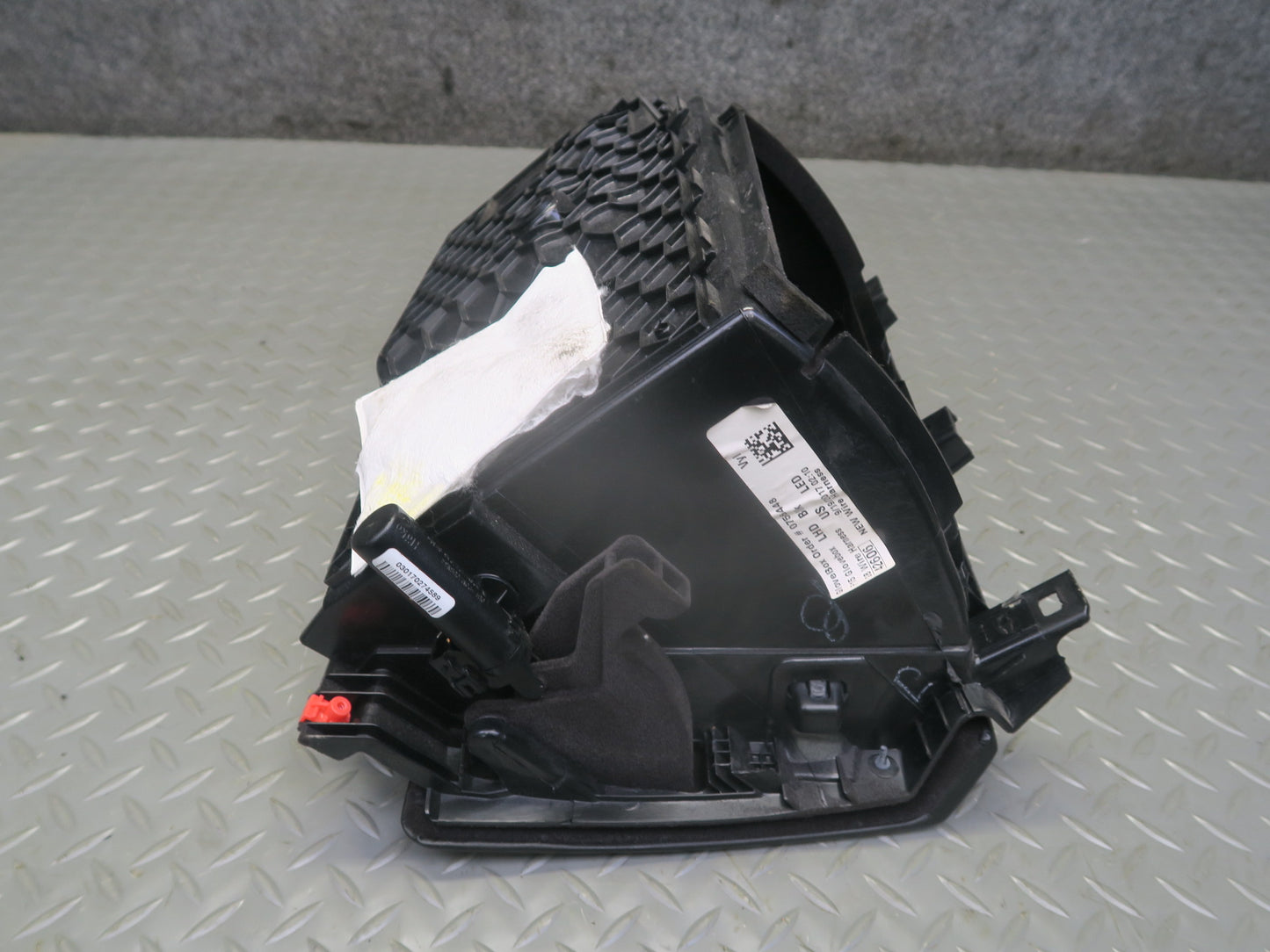 14-18 BMW X5 F15 Front Left Dash Board Panel Glove Box Storage Compartment Black
