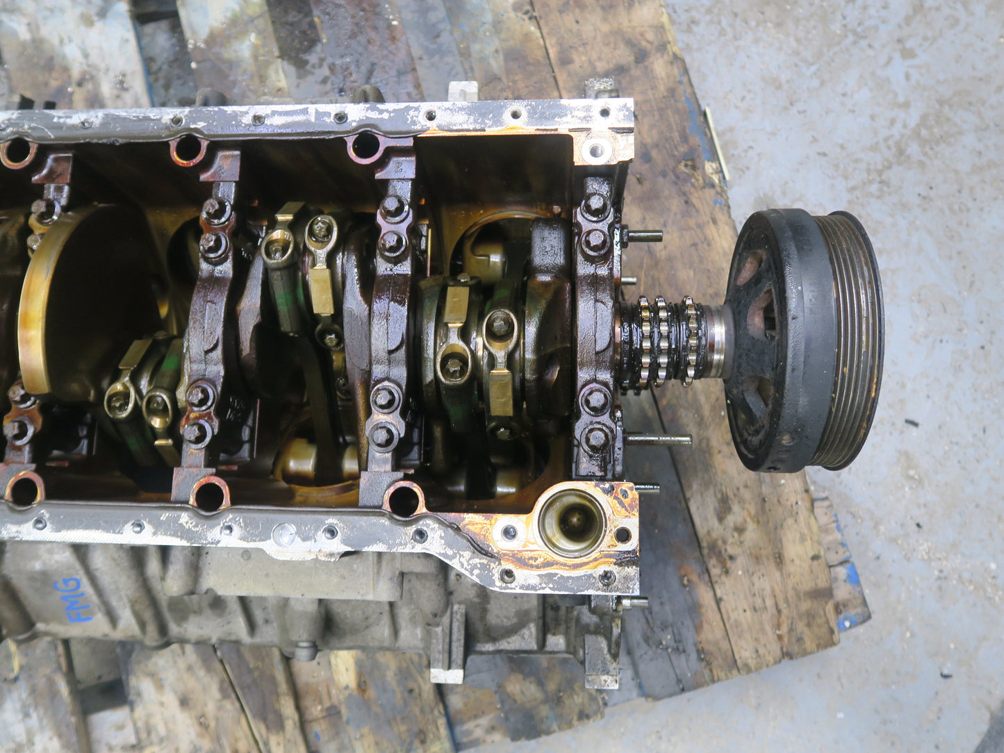 2002-2007 Mercedes W463 G500 5.0L M113 113.962 Engine Motor Block
