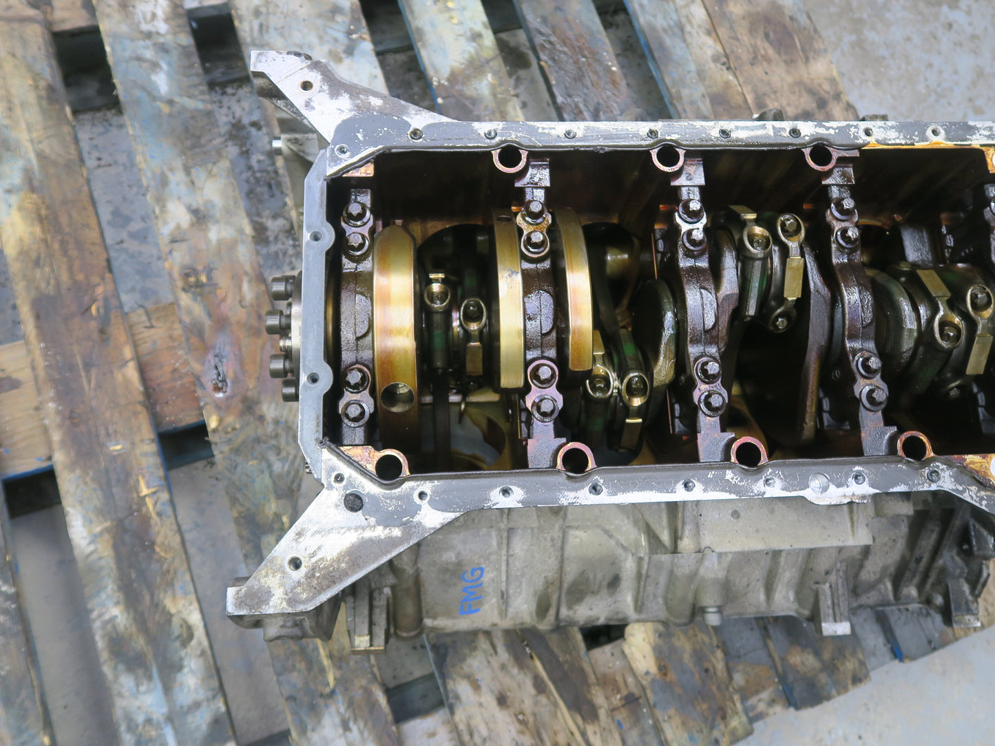2002-2007 Mercedes W463 G500 5.0L M113 113.962 Engine Motor Block