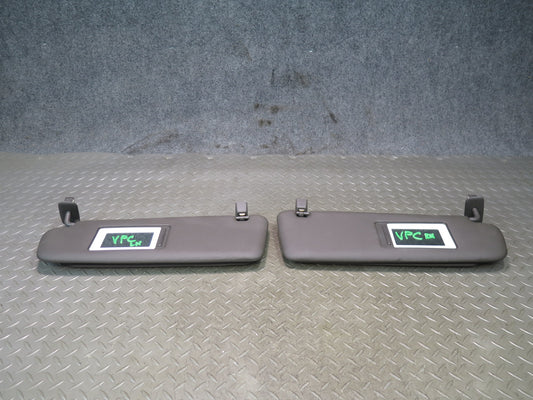 2015-2018 Porsche Cayenne 958 Front Left & Right Sun Visor Brown Set of 2