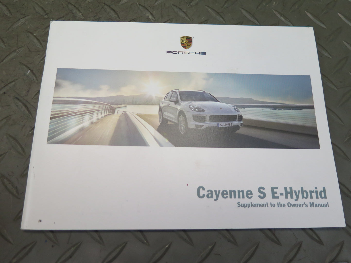2016 Porsche Cayenne 958 E-hybrid Owners Operator Book Manual Guide w Case Set