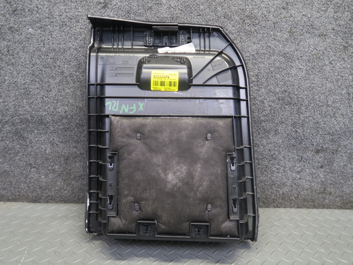 2014-2018 BMW F15 X5 Rear Left Trunk Carpet Trim Cover Panel 7284305