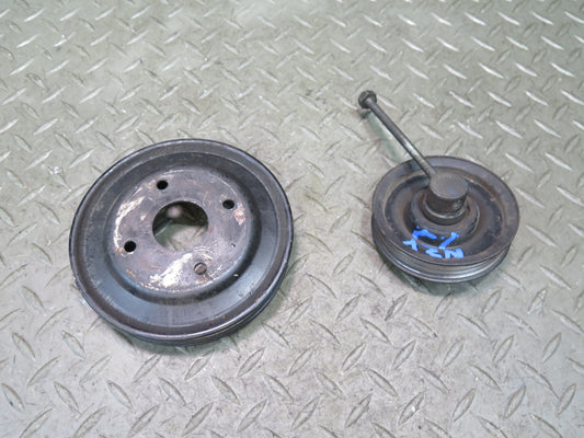 84-89 Nissan Z31 300ZX NA Engine Motor Belt Pulley Tensioner Set OEM