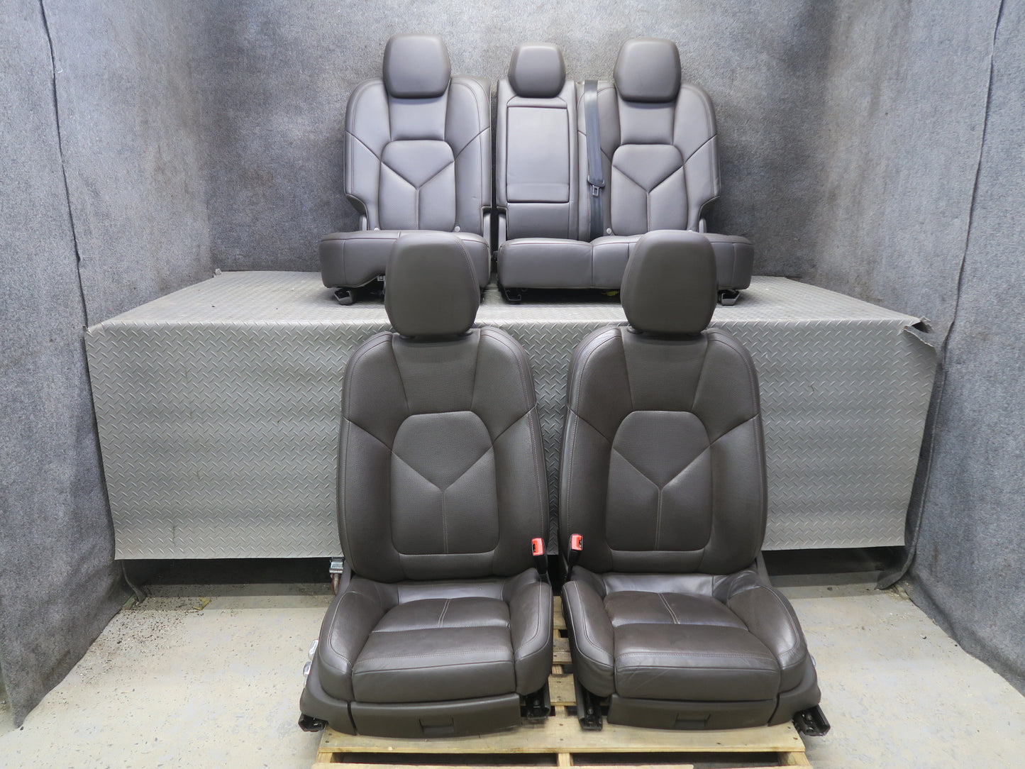 15-18 Porsche Cayenne 958 Front Rear Comfort Power Memory Vented Heated Seat Set