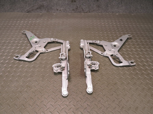2014-2018 BMW F15 X5 Front Left & Right Hood Hinge Silver Set of 2
