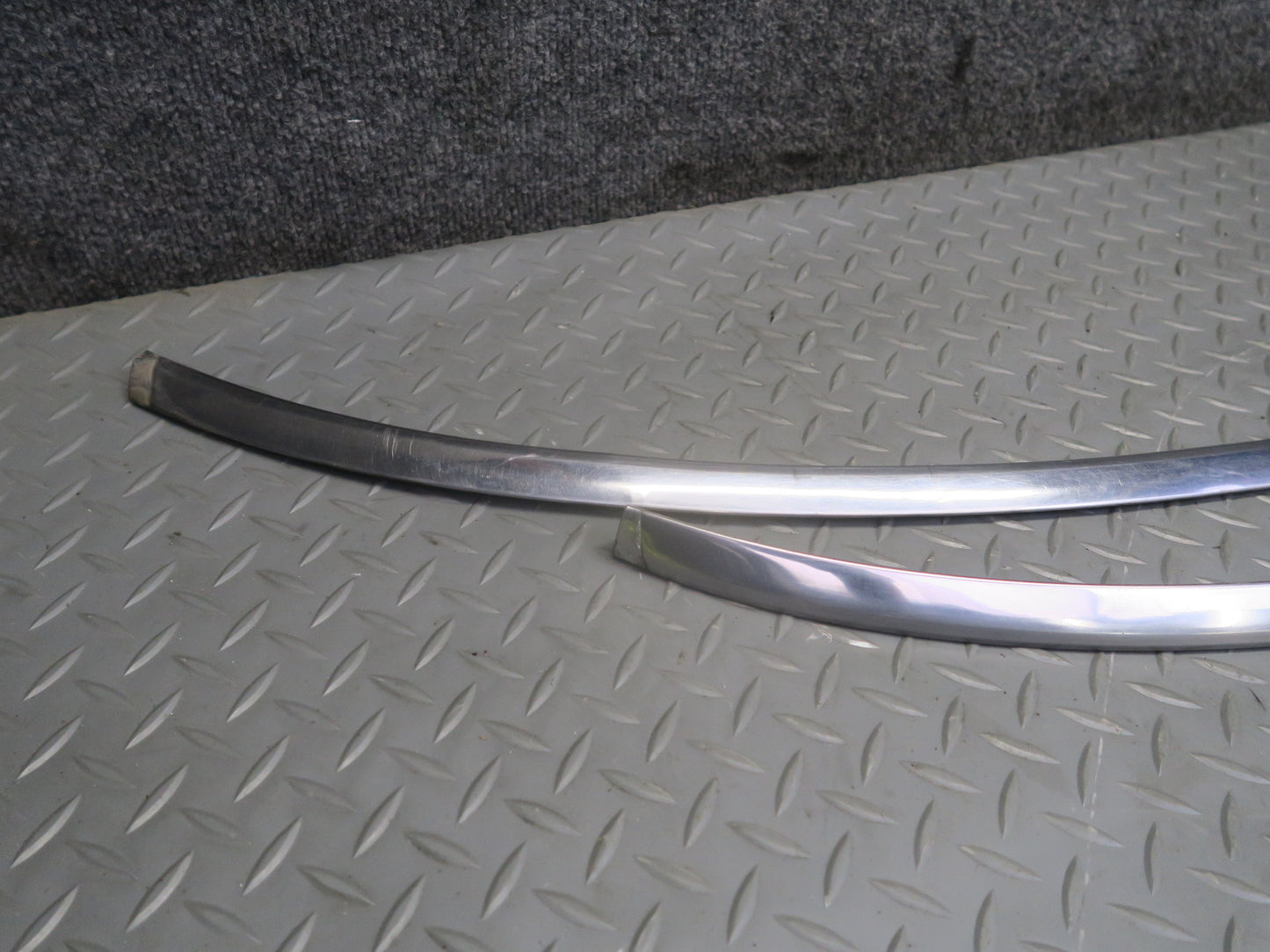 79-83 Datsun S130 280ZX 2+2 Upper Lower Windshield A Pillar Molding Set OEM
