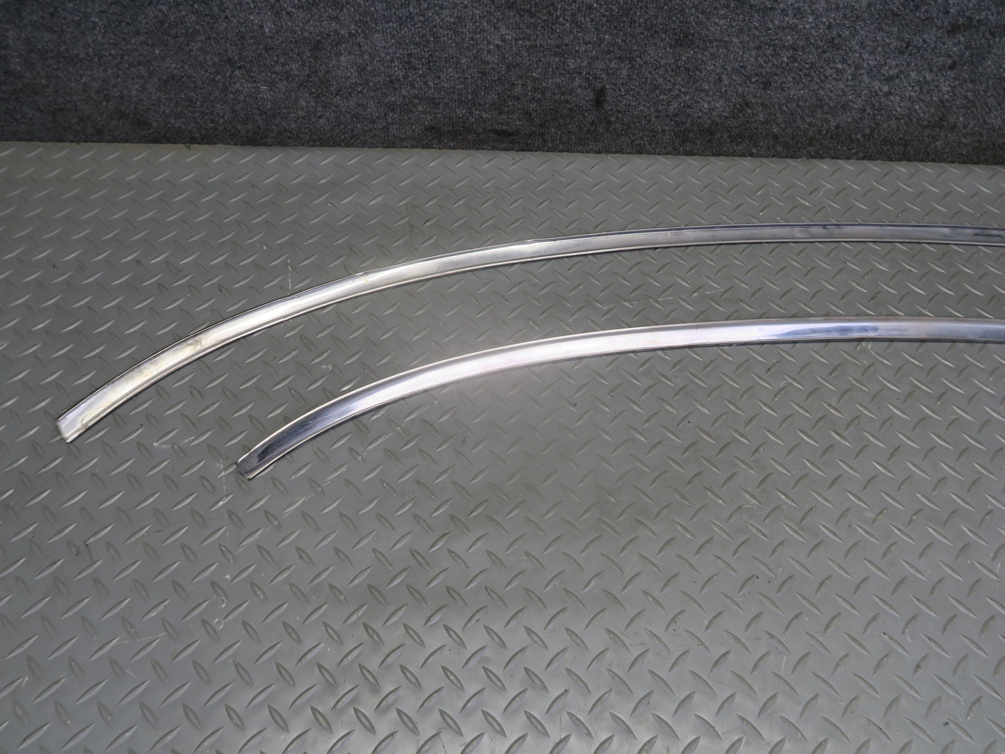 79-83 Datsun S130 280ZX 2+2 Upper Lower Windshield A Pillar Molding Set OEM