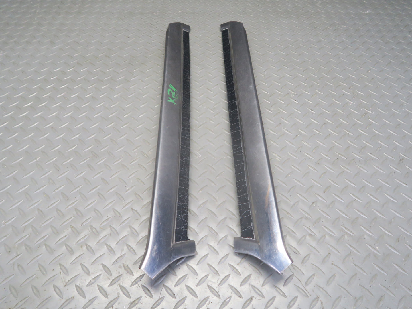 79-83 Datsun S130 280ZX 2+2 Upper Lower Windshield A Pillar Molding Set OEM