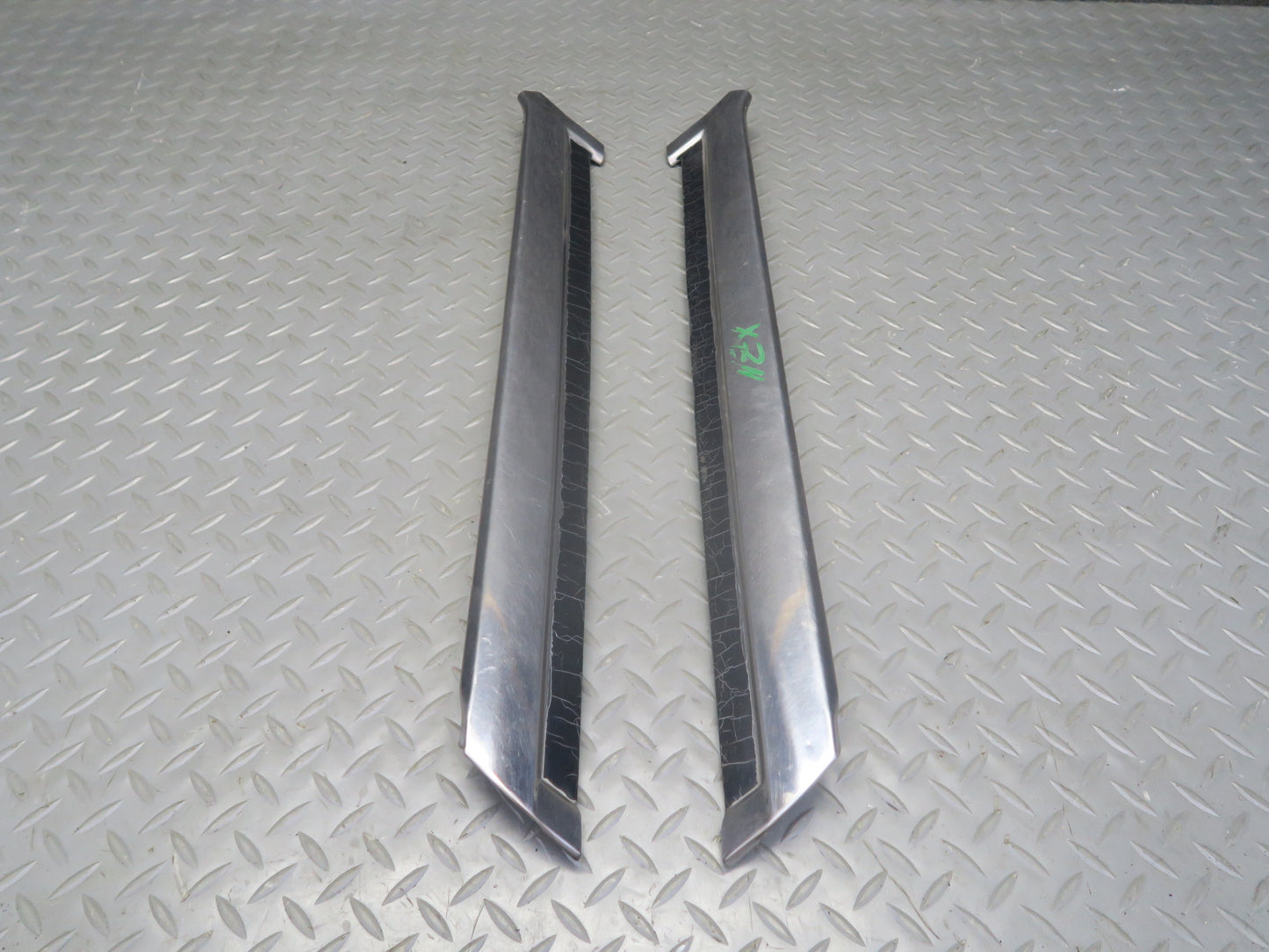 79-83 Datsun S130 280ZX 2+2 Upper Lower Windshield A Pillar Molding Set OEM