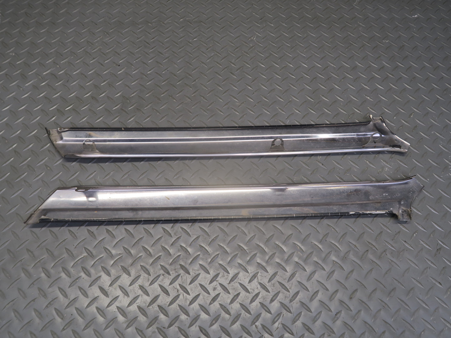 79-83 Datsun S130 280ZX 2+2 Upper Lower Windshield A Pillar Molding Set OEM