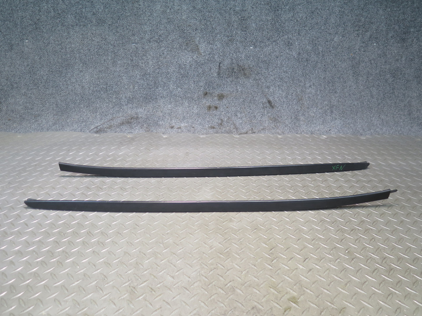 2014-2018 BMW F15 X5 Front Windshield A Pillar Exterior Trim Drip Molding Set