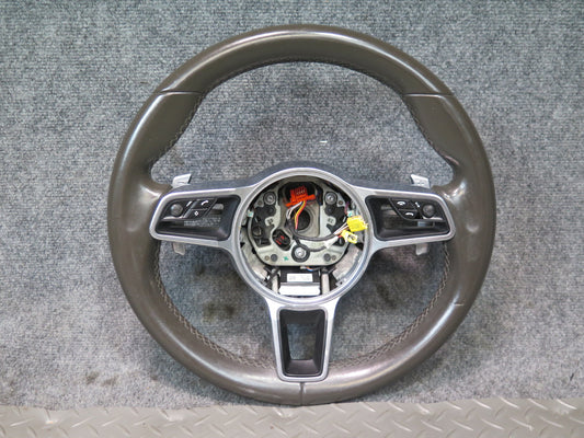 2015-2018 Porsche Cayenne 958.2 Leather Heated Steering w Paddles & Controls