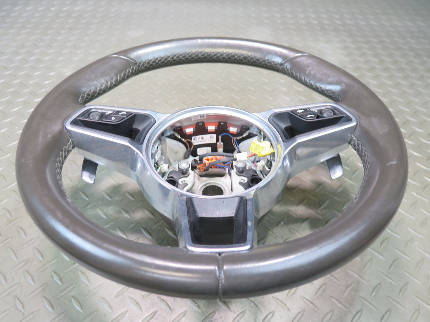 2015-2018 Porsche Cayenne 958.2 Leather Heated Steering w Paddles & Controls