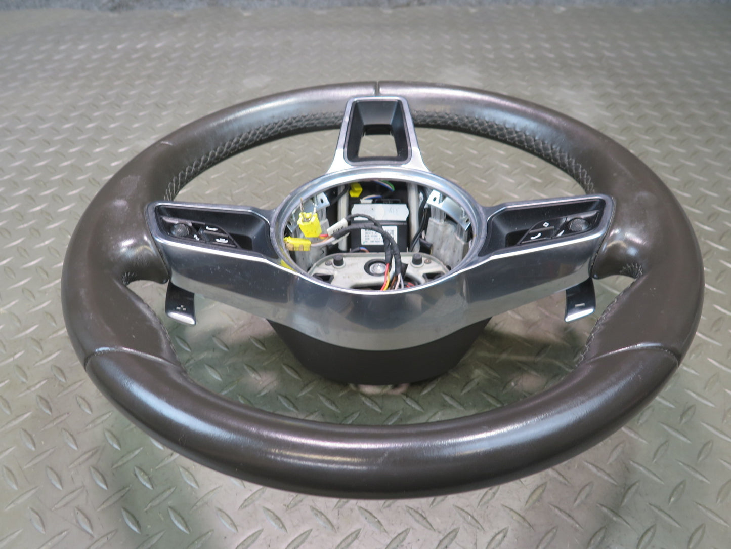 2015-2018 Porsche Cayenne 958.2 Leather Heated Steering w Paddles & Controls