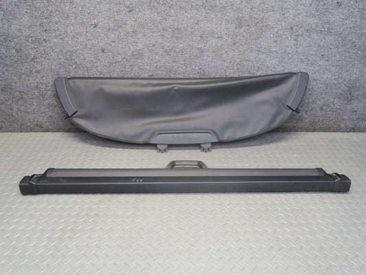 2017-2023 Alfa Romeo Stelvio Rear Trunk Cargo Roller w Shade Cover Black Set