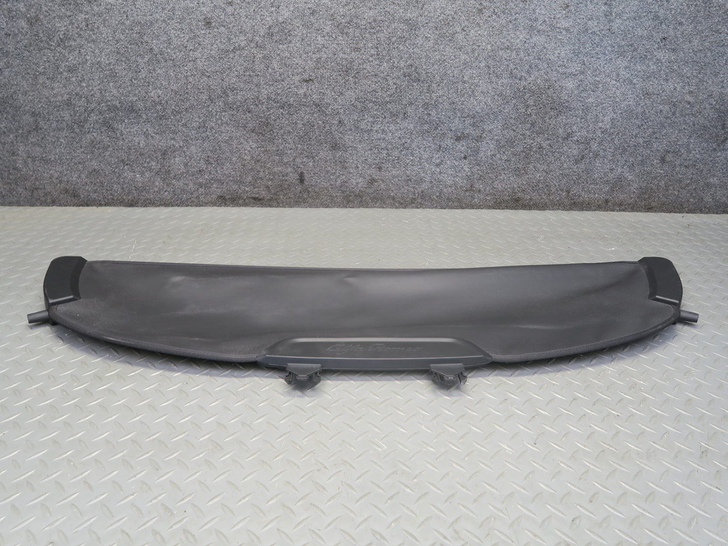 2017-2023 Alfa Romeo Stelvio Rear Trunk Cargo Roller w Shade Cover Black Set