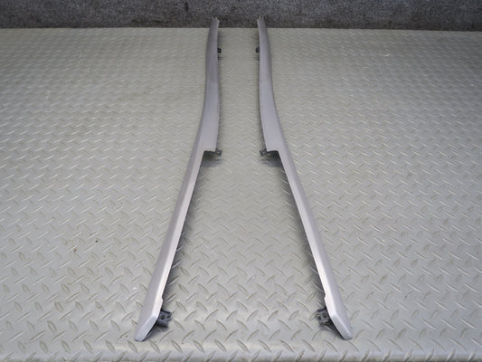 2010-2014 BMW E71 X6M Center Console  Trim Bezel Cover Panel Aluminium Set of 2