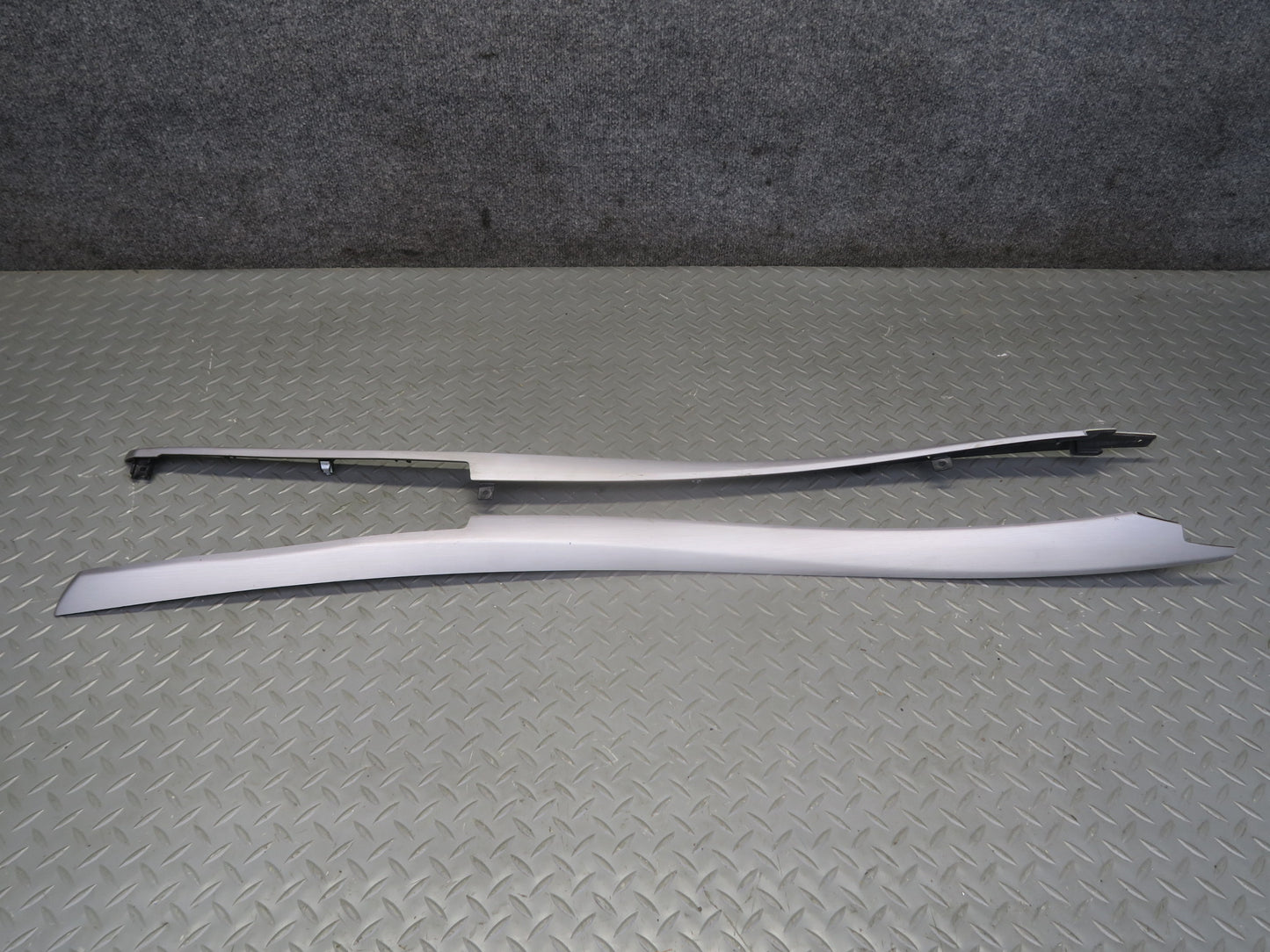 2010-2014 BMW E71 X6M Center Console  Trim Bezel Cover Panel Aluminium Set of 2