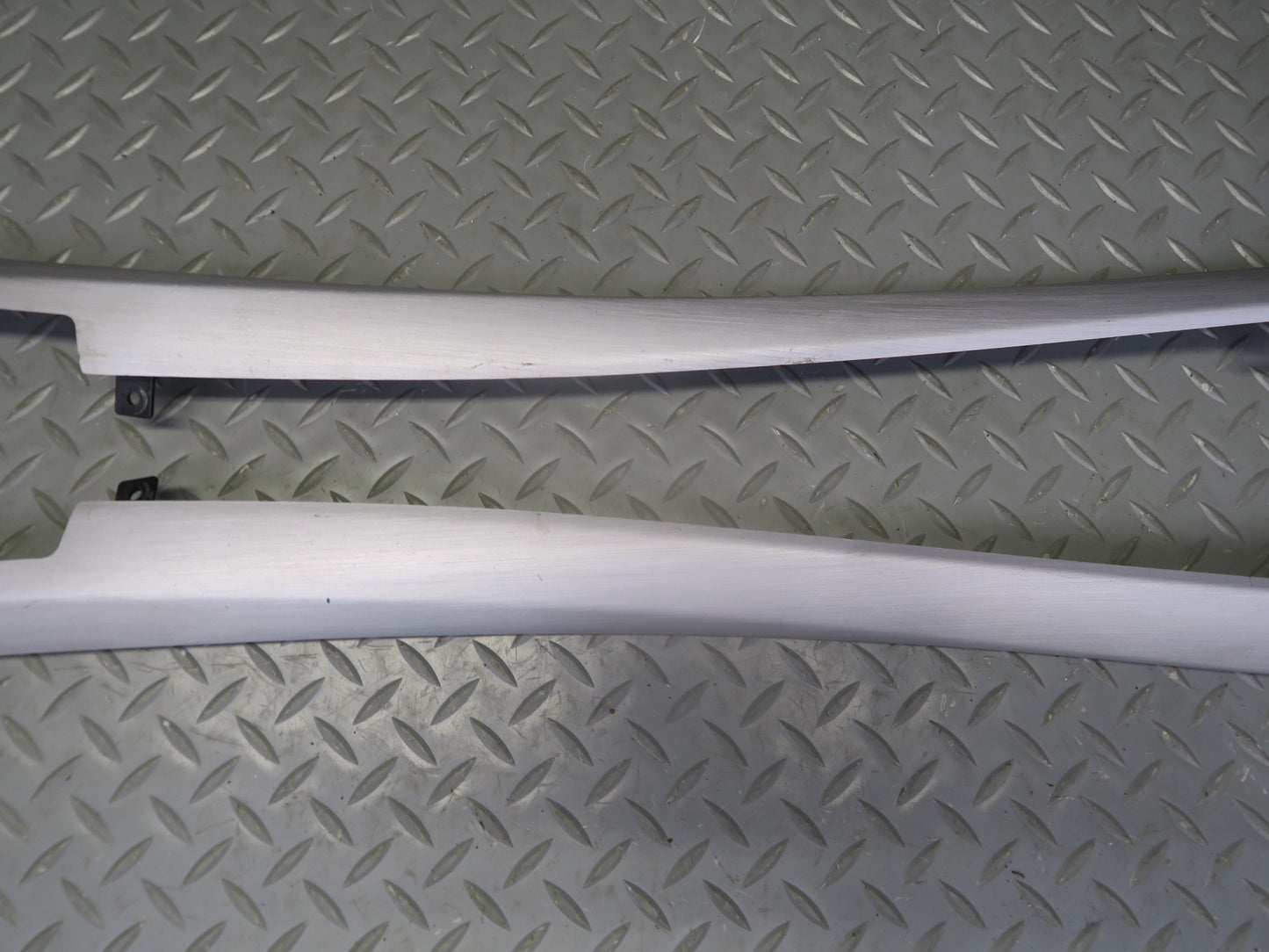 2010-2014 BMW E71 X6M Center Console  Trim Bezel Cover Panel Aluminium Set of 2