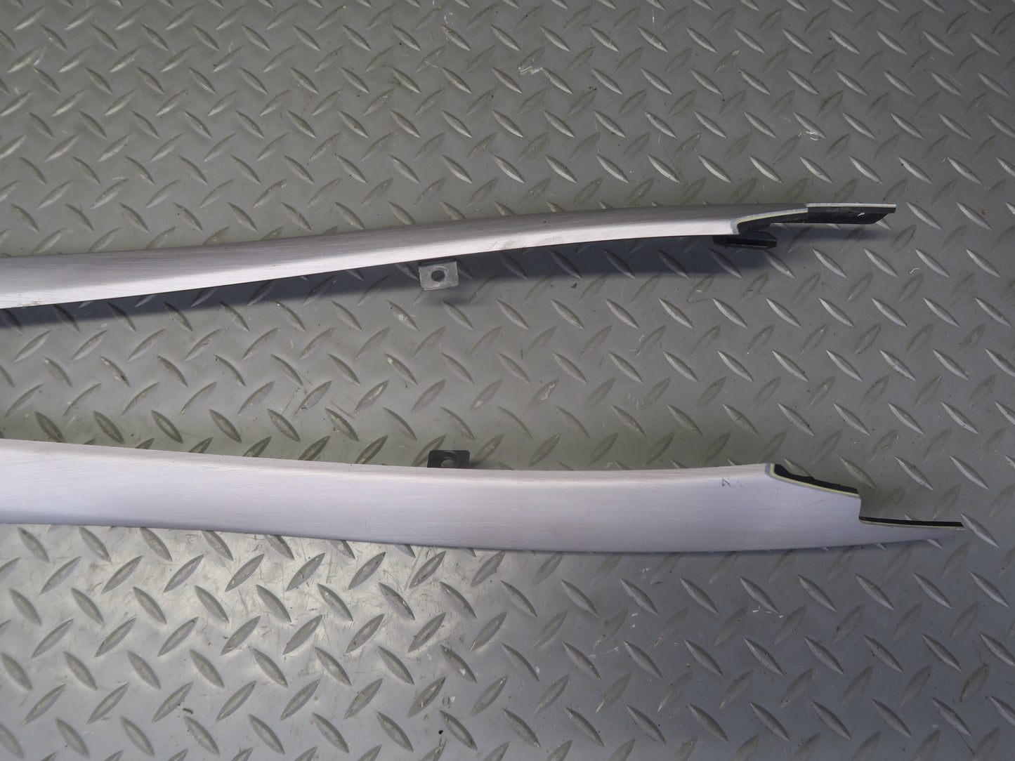 2010-2014 BMW E71 X6M Center Console  Trim Bezel Cover Panel Aluminium Set of 2