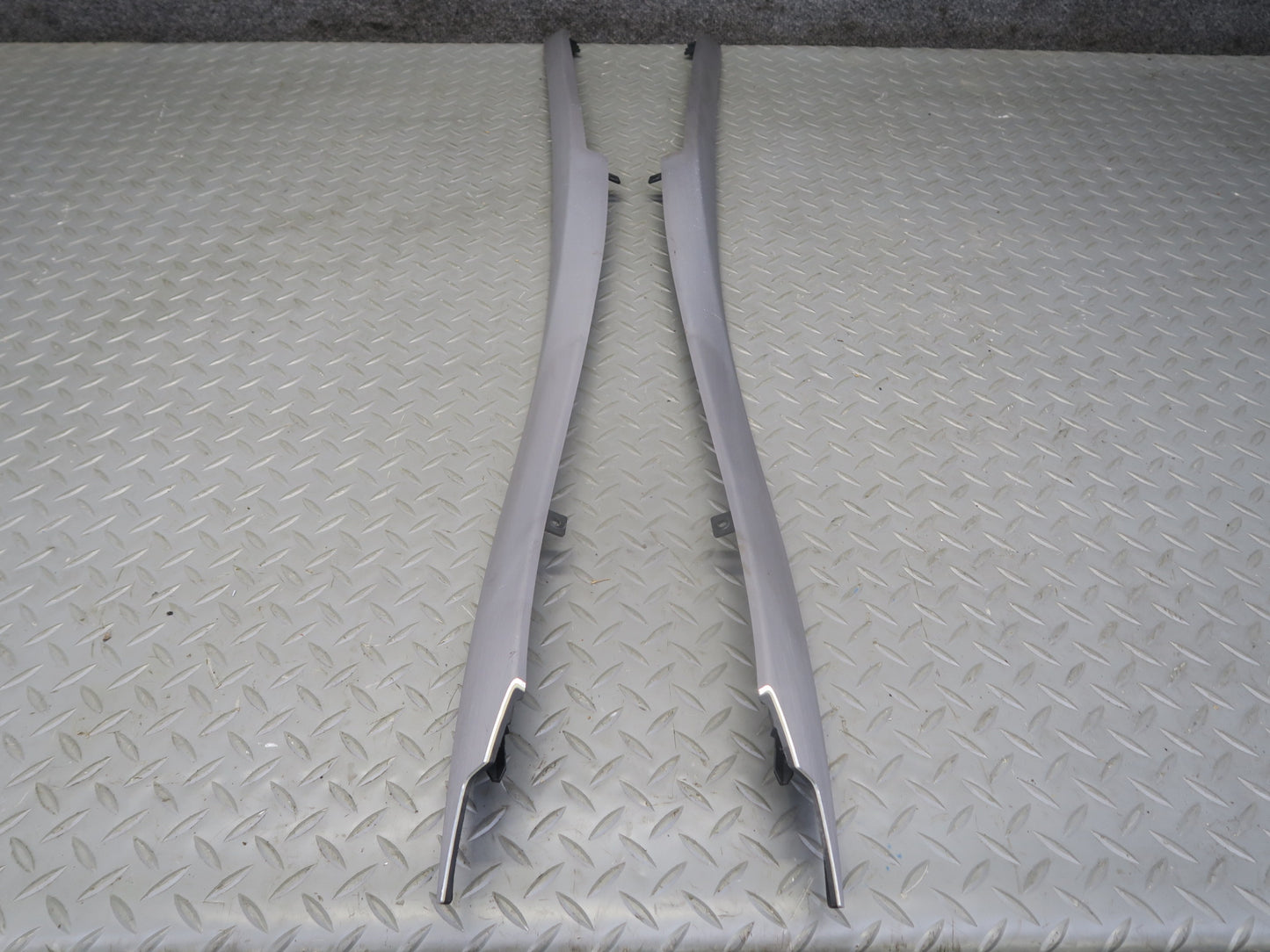 2010-2014 BMW E71 X6M Center Console  Trim Bezel Cover Panel Aluminium Set of 2