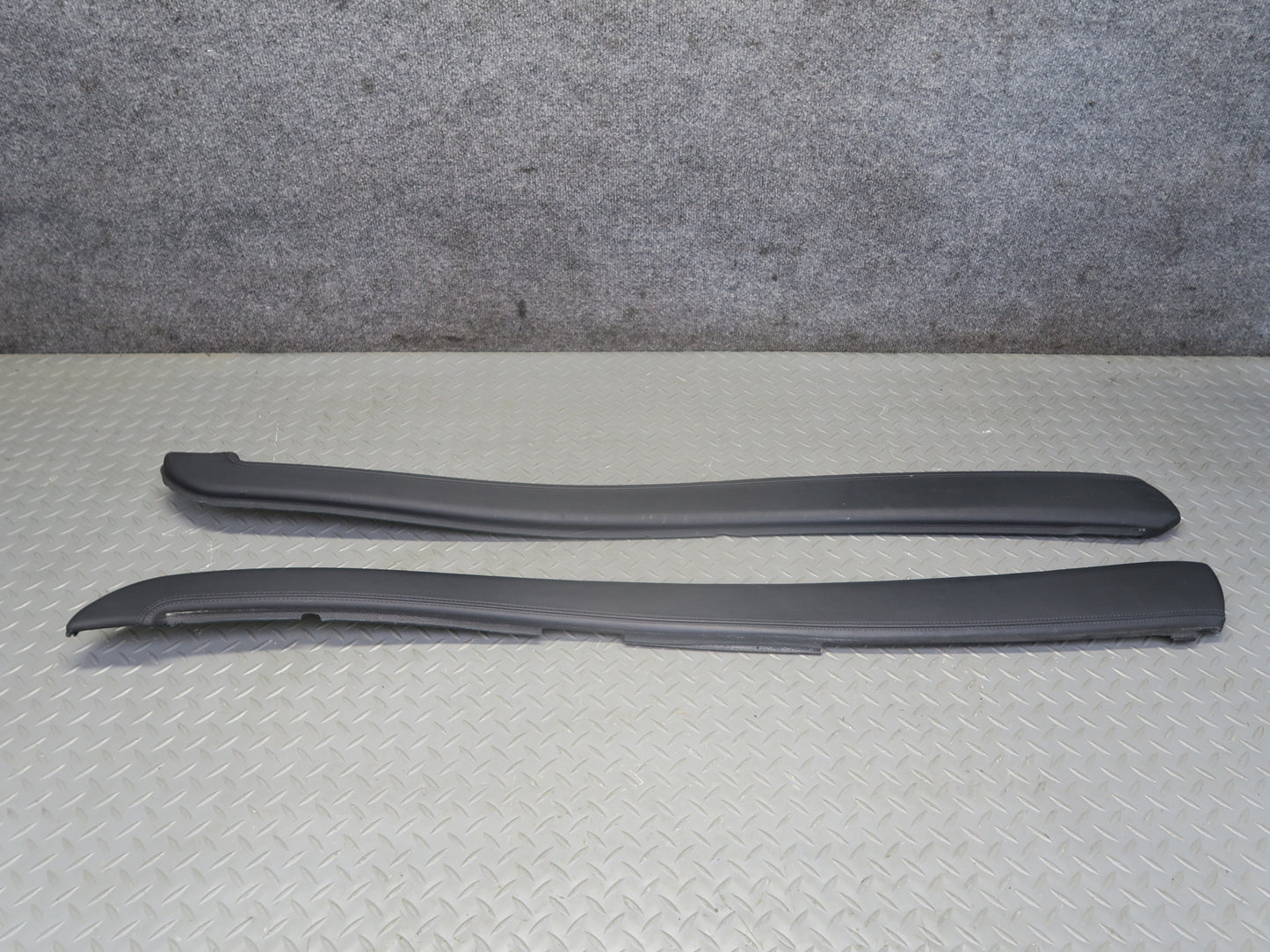 2010-2014 BMW E71 X6M Center Console Leather Trim Bezel Cover Panel Set of 2