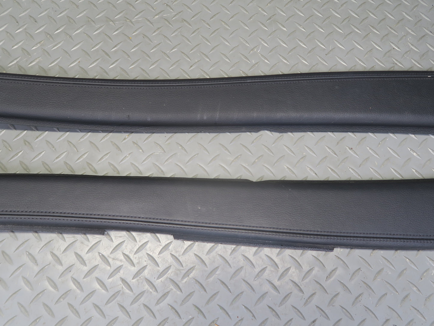 2010-2014 BMW E71 X6M Center Console Leather Trim Bezel Cover Panel Set of 2