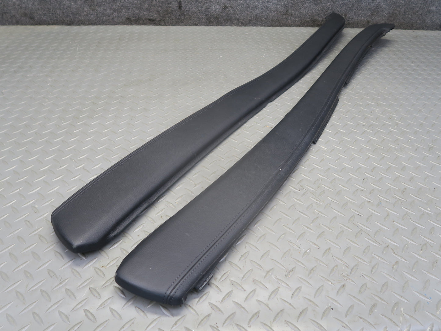2010-2014 BMW E71 X6M Center Console Leather Trim Bezel Cover Panel Set of 2