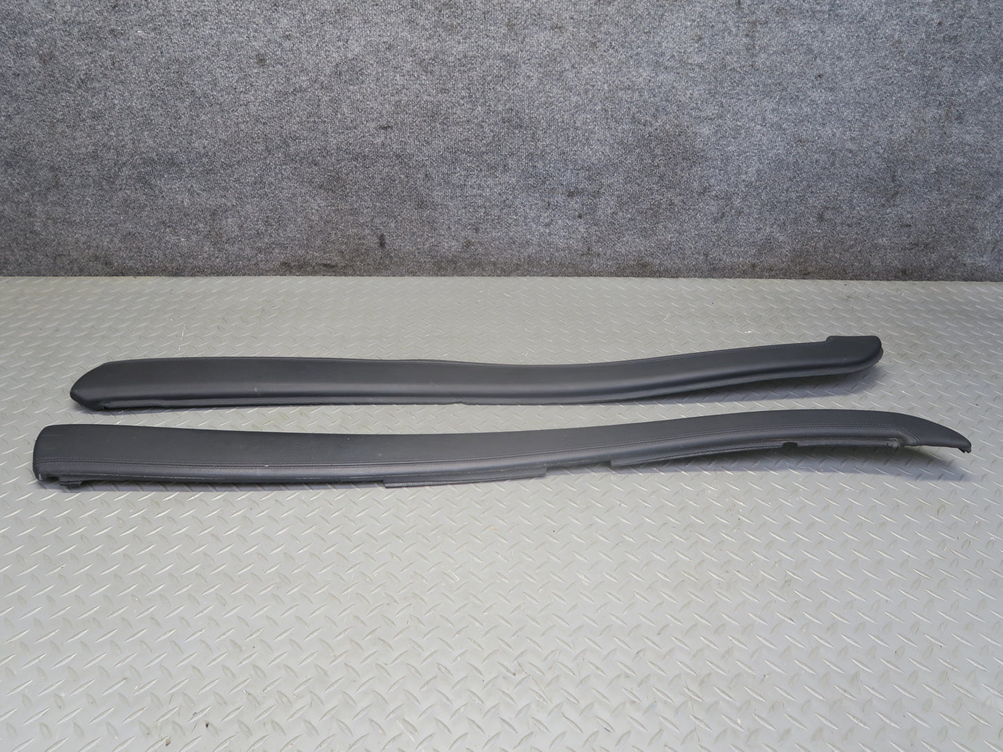 2010-2014 BMW E71 X6M Center Console Leather Trim Bezel Cover Panel Set of 2