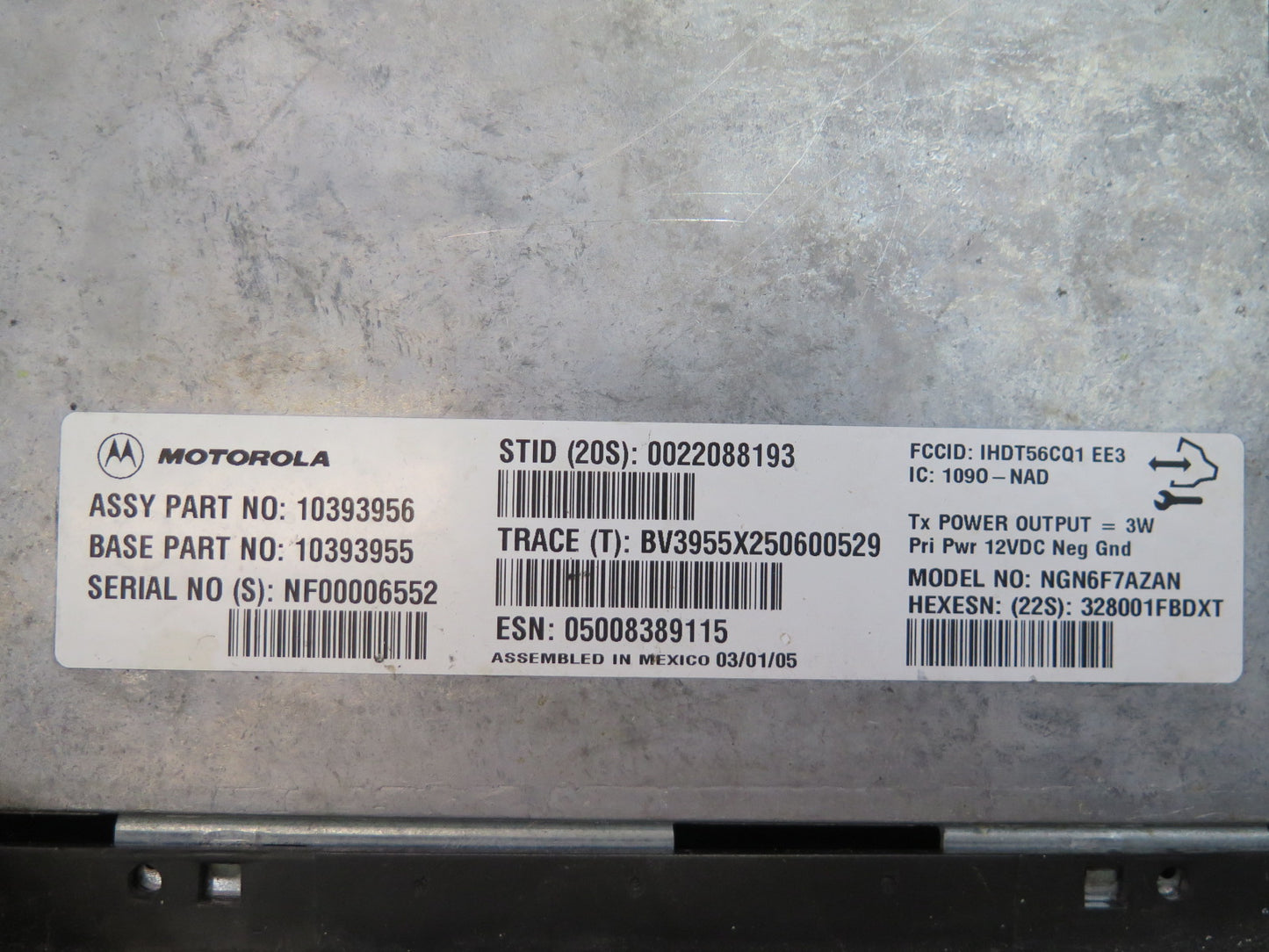 2003-2007 Hummer H2 Onstar Communication Control Module Unit 10393956