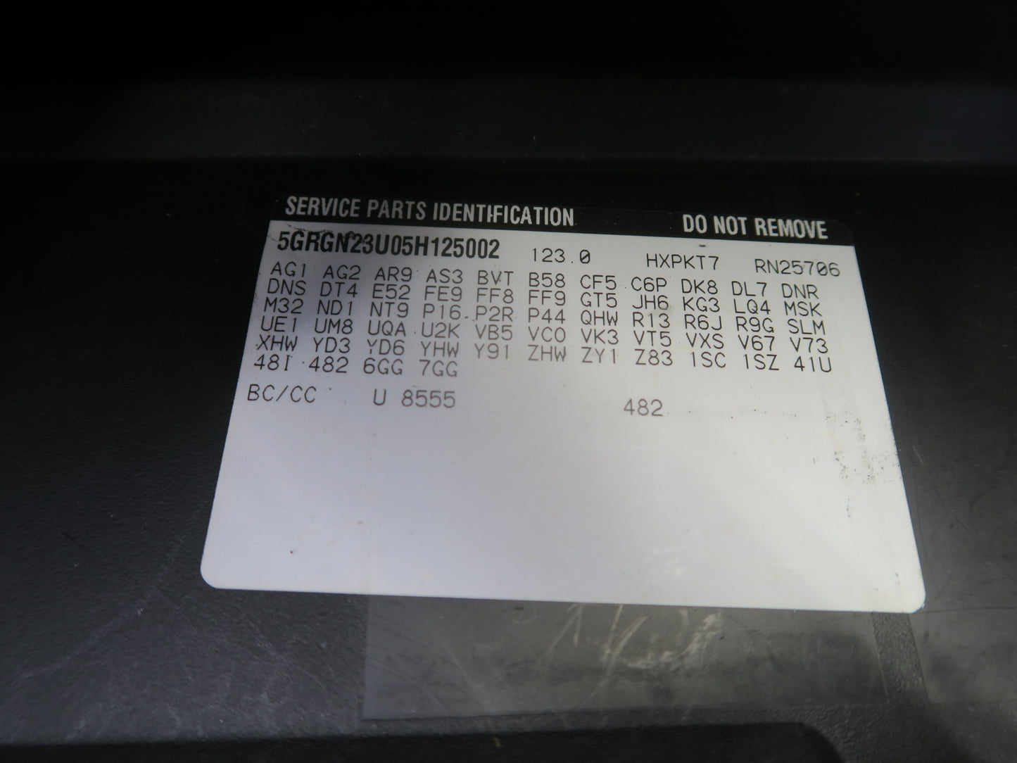 2003-2007 Hummer H2 Dash Front Right Glove Box Compartment Storage