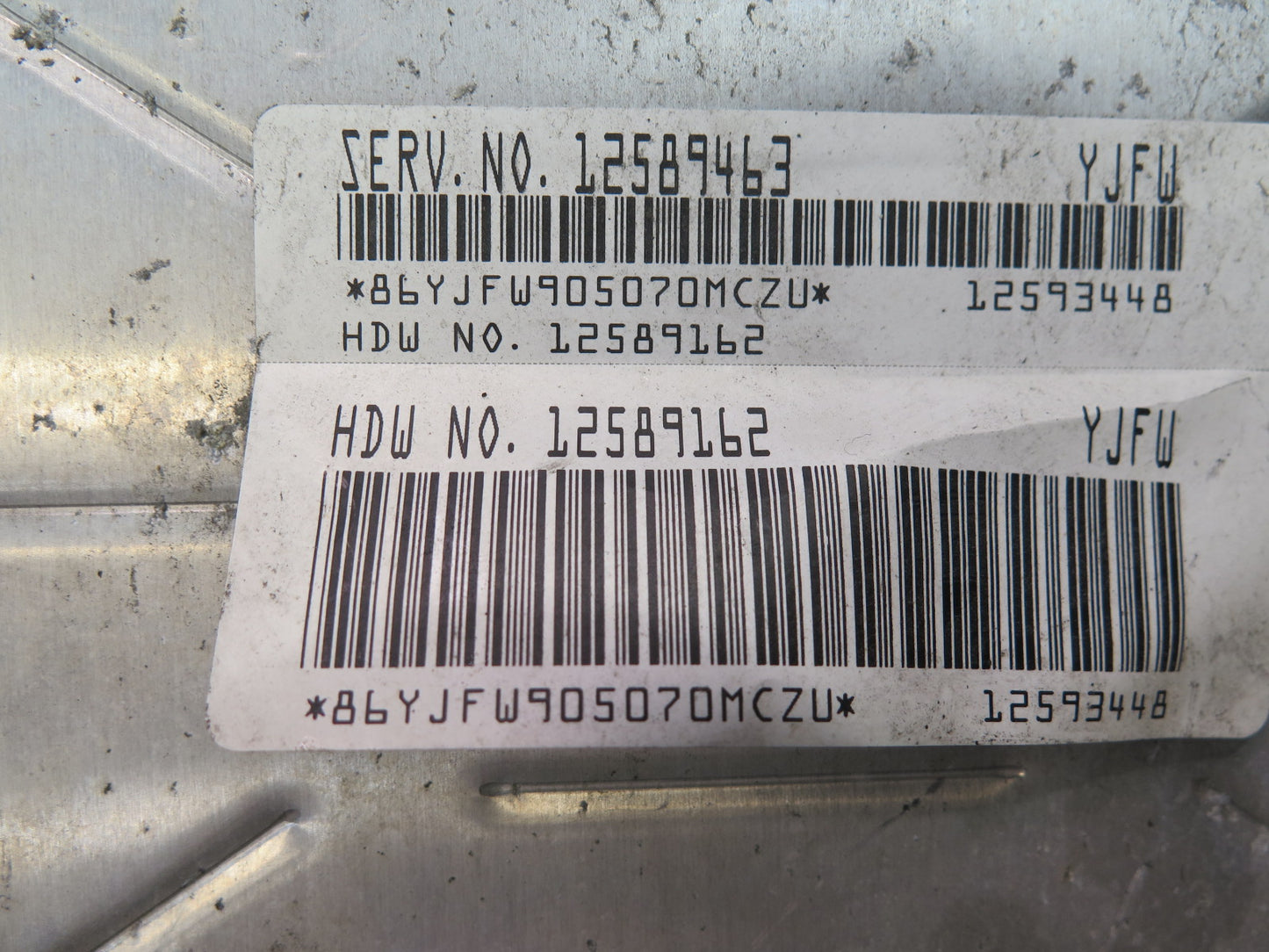 2003-2007 Hummer H2 ECU Engine Powertrain Computer Control Module Unit 12589463