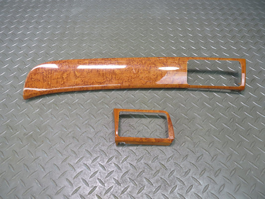 01-03 Lexus UCF30L LS430 Set of 2 Dash Left & Right Woodgrain Trim Cover OEM