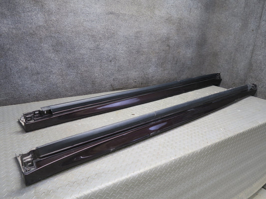 2011-2018 Porsche Cayenne 958 GTS Left Right Side Skirt Rocker Panel Molding Set