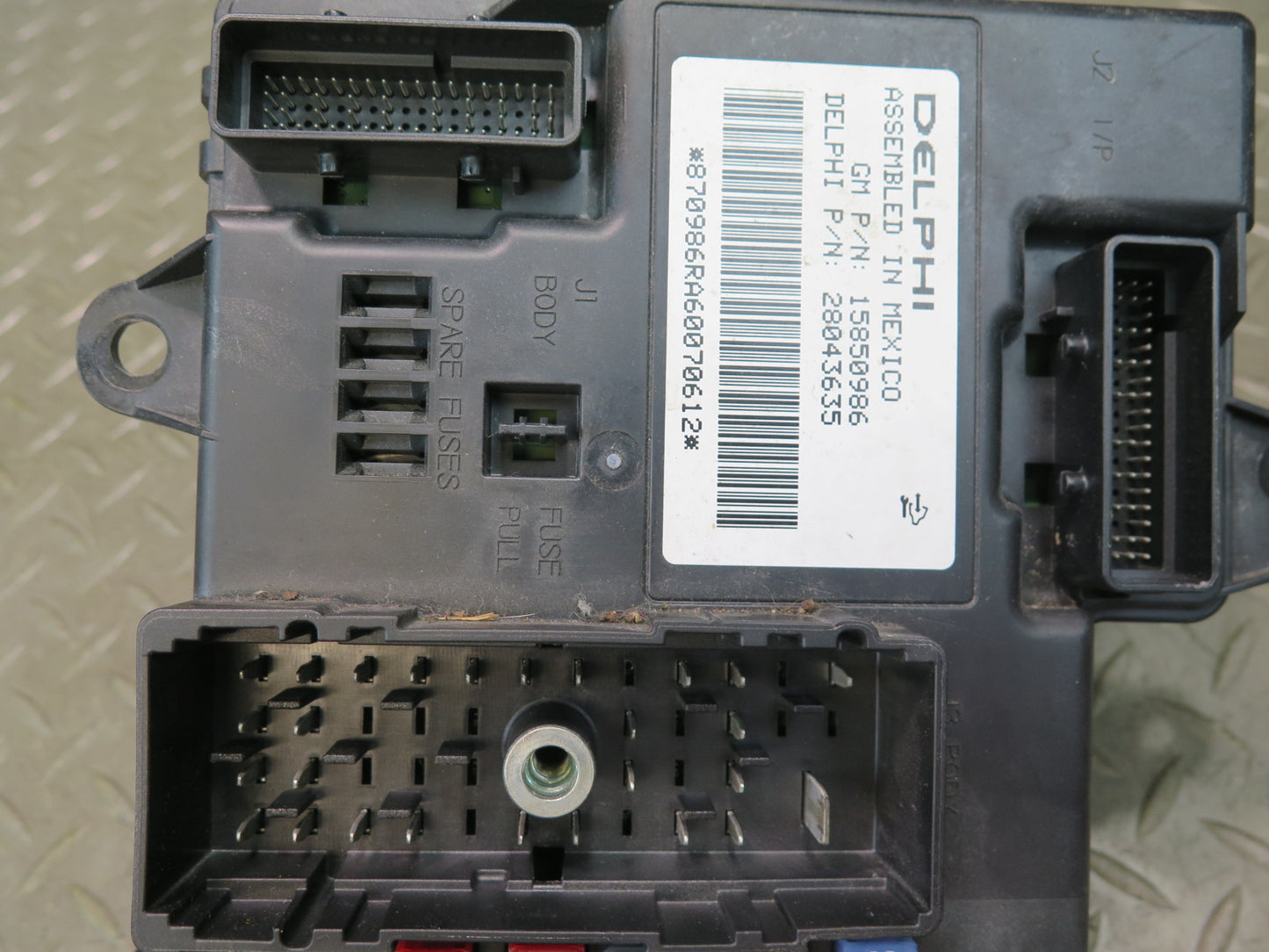 2006 Cadillac XLR BCM BCU Body Cabin Control Module Unit Fuse Box 15850986